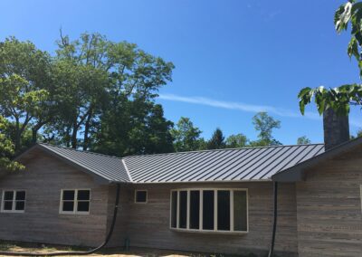 Pre-weathered Aluminum Roof